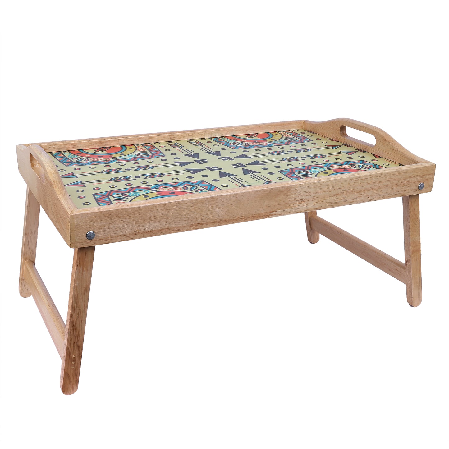 ROGER & MORIS Breakfast Folding Table (Rubber Wood) (Size 49.5cm X 31cm X 6cm)