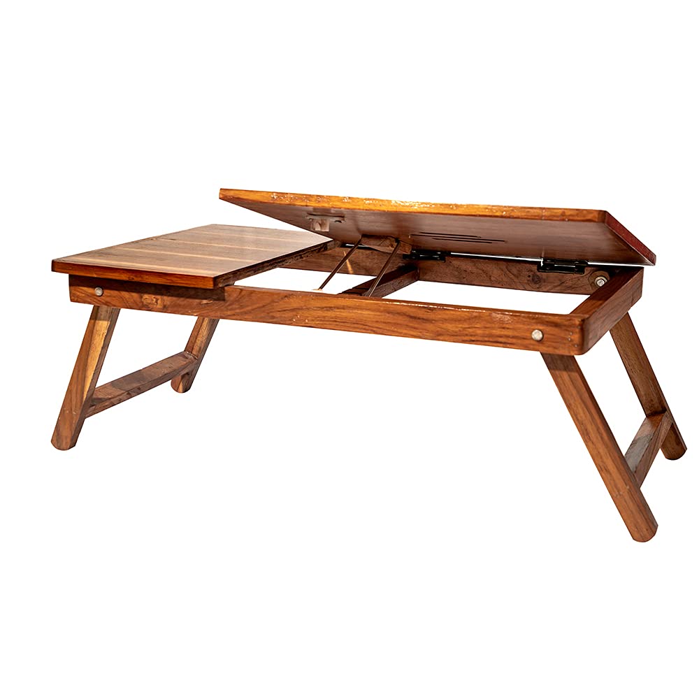 Teak-Wood Laptop Table