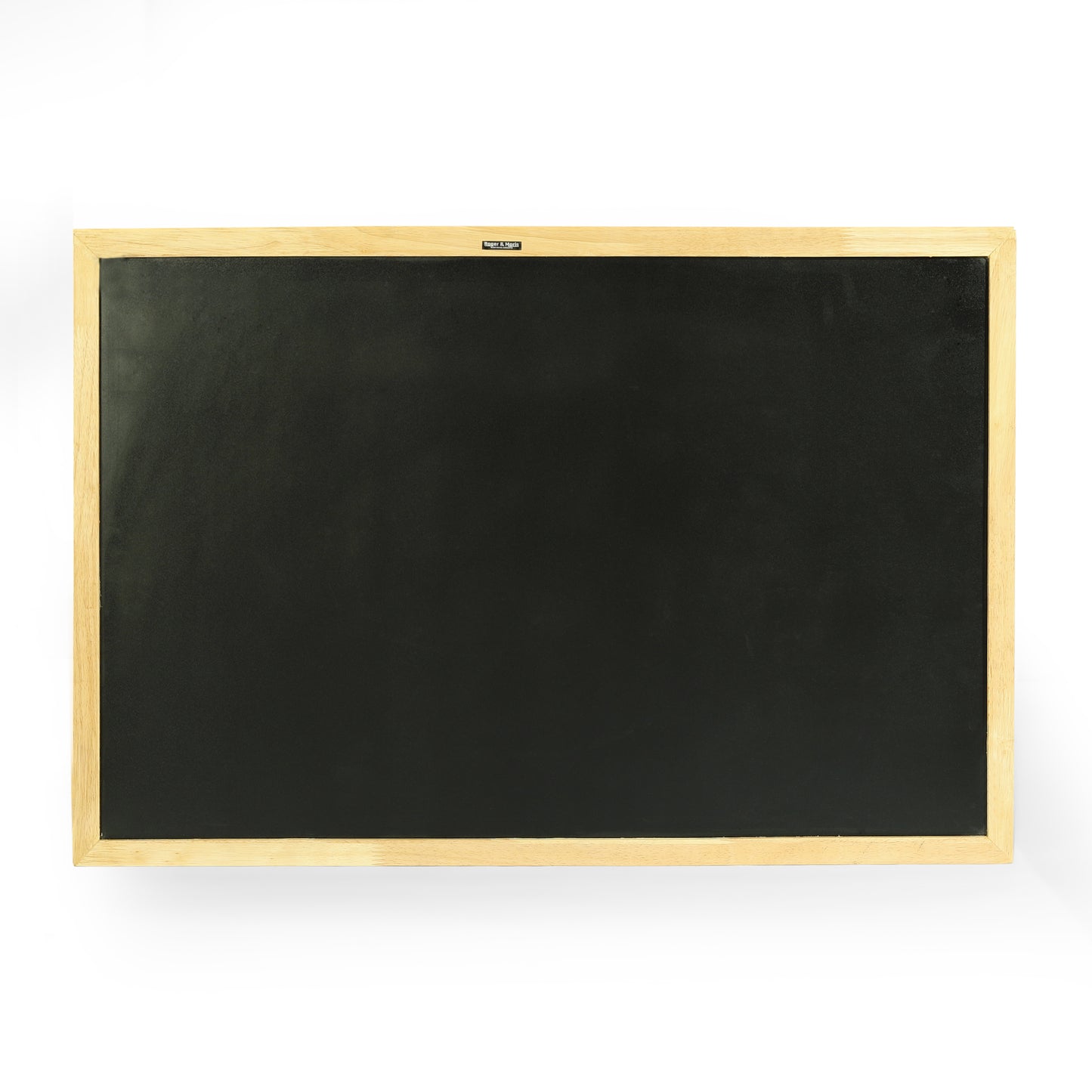 Roger & Moris Wooden (Rubber Wood) Framed Chalk Board - Non Magnetic, Lightweight for Home, Office and School (Black, Size : 1.5 feet x 1 foot)