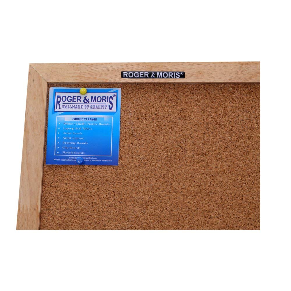 Cork Board Rubber Wood Framing